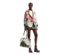 Desigual Woman Woven Overcoat Cappotto in Tessuto da Donna