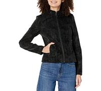 Desigual Woman Woven Pu Coat CHAQ_Detroit 2000 Black, Nero, XS Donna