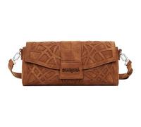 Desigual Women's Accessories - Borsa a tracolla in poliuretano, colore: Marrone, marrone