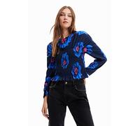 Desigual Blus_Martina 5001 Marine Blouse, Blu, M Donna