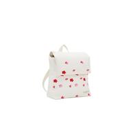 Desigual Zainetto leggero, comodo e capiente con chiusura patta magnetica e stampa a fiorellini. Dispone di un ampio scomparto principale chiuso con zip, tasche interne, tasca laterale e tasca sul ret