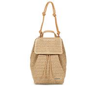 Desigual Zaini BACKPACK HALF LOGO RAFFIA LUENA in Beige Unica