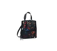 Desigual - Mini Zaino in Ecopelle Perforata - - Bags - Donna - Nero - ONE SIZE