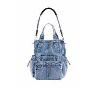 Desigual zaino grande in denim blu One Size