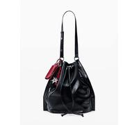 Desigual - Zaino medio nero lucido One Size