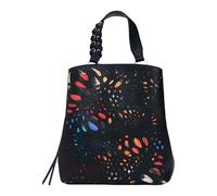 Desigual - Mini Zaino in Ecopelle Perforata - - Bags - Donna - Nero - ONE SIZE