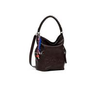 Desigual zaino per il tempo libero Arica Half Logo Backpack Big Chocolate marrone scuro