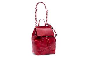 Desigual zaino per il tempo libero Half Logo Luena Backpack Carmine rosso
