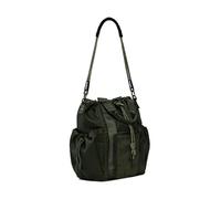 Desigual zaino per il tempo libero Neo Grunge Globe Nylon Backpack Khaki verde scuro