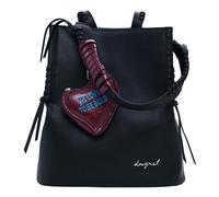 DESIGUAL Zaino medio con ciondolo a forma di cuore