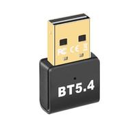 Desikixudy 1 adattatore USB Dongle Bluetooth 5.4 in ABS per PC, mouse , altoparlante tastiera, ricevitore audio Bluetooth, trasmettitore driver