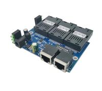 Desikixudy 10/100M Interruttore POE Invertito Uscita 12V Alimentazione per Epon e Gpon 3 Porte Alimentazione RPOE 12V-24V Facile Da Usare Nessun Adattatore