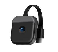 Desikixudy 2.4G WiFi TV Stick Display TV Adattatore -Compatibile Smart TV Schermo Proiettore 4K 1080P Schermo Proiettore Nero Plastica