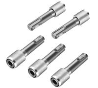 Desikixudy 5 adattatori per mandrino SDS-Plus, SDS Plus Bit Adapter su 1/4 (6,35 mm) esagonale in acciaio, trapano, facile installazione