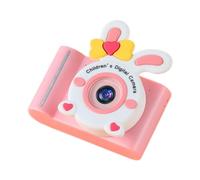 Desikixudy A16S - Doppia lente HD, 4000 W pixel, anteriore e posteriore, doppia fotocamera scheda di memoria, Li-Ion, fotocamera per bambini, rosa, facile da usare