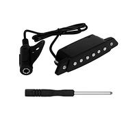 Desikixudy Guitar Sound Hole Pickup + Cacciavite Micro Magnetico Foro Accessori per la raccolta Accessori per chitarra Accessorio