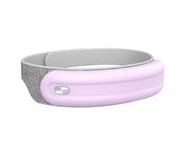 Desikixudy Massaggiatore per testa elettrico, vibrazione, compressione calda, massaggio con sacca d'aria, allevia il mal di testa, Bluetooth, musica, terapia del rilassamento (rosa)