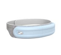 Desikixudy Massaggiatore per testa elettrico, vibrazione, compressione calda, sacca d'aria, massaggio, sollievo dal mal di testa, musica Bluetooth, terapia del rilassamento (blu)