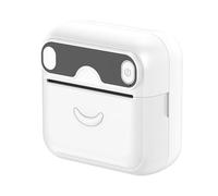 Desikixudy Mini stampante tascabile, stampante termica portatile Bluetooth, per applicazioni Android o iOS, regalo per stampante inchiostro per bambini, amici