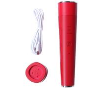 Desikixudy Occhi Portatili Rossi Massaggiatore Bacchetta USB Ricaricabile Crema Vibrazione Introduzione Riduci Occhiaie e Gonfiore