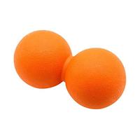 Desikixudy Tpe Palla Palestra Fitness Terapia di Palla Rilassati - Esercizio Portatile Palla di Massaggio Alleviare lo Stress Migliorare la Circolazione Arancione