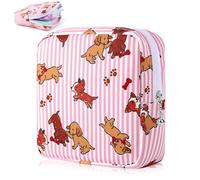 Desing Wish 1 Pezzi Porta Assorbenti da Borsa con Cerniera Ragazza Porta Assorbenti Trucchi Borsa Cosmetica Pochette Donna Beauty Case Trousse da Viaggio Bustina Portatutto Regali Compleanno Natale