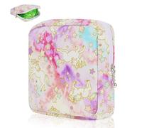 Desing Wish 1 Pezzi Porta Assorbenti da Borsa con Cerniera Ragazza Porta Assorbenti Trucchi Borsa Cosmetica Pochette Donna Beauty Case Trousse da Viaggio Bustina Portatutto Regali Compleanno Natale