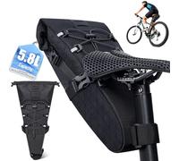 Desing Wish 5,8L Borsa Sottosella Bici MTB Corsa Borsa Sella Bici Portaoggetti Posteriore Borse Bici Laterali Rolltop Borse Bicicletta MTB Corsa Uomo Donna Bici Mountain Bike Accessori Regalo