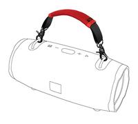 Desing Wish Cinturino Rimovibile con Maniglia per Altoparlanti compatibile con JBL Xtreme/Xtreme 2/Xtreme 3/W-King X10/Zealot S67 Altoparlante Bluetooth senza fili portatile Accessori