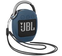 Desing Wish Custodia Silicone Altoparlante Protettiva Compatibile con Altoparlante Bluetooth Portatile JBL Clip 4 Custodia Antigraffio con Moschettone Rotondo Cordino Cinturino Polso Accessori