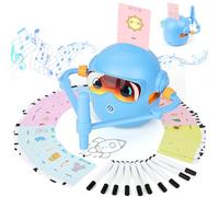 Desing Wish Robot Disegnatore per Bambini con 100 Carte e Pennarelli Robottino Giocattolo Educativo Interattivo Ricaricabile Drawing Robot Kid per Bambino Bambina Natale Compleanno Regalo
