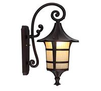 Desinger Lampada da Parete per Esterni da Giardino Lampada da Parete Continental Cortile Impermeabile Sogno Applique da Parete Porta Pastorale retrò Villa Villaggio Americano Lanterna da Parete