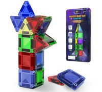 Desire Deluxe Micro Blocchi Magnetici - Gioco Educativo STEM da Viaggio per Bambini, Giocattolo Sensoriale Montessori Magnetico per Bambini e Bambine 3+ Anni (18 pezzi - Multicolore)