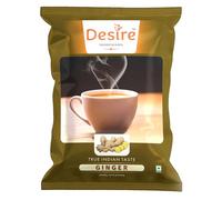 Desire Instant Tea Premix Ginger Tea | Pronto da bere Adrak Karak Chai, basta aggiungere acqua calda | Permium Instant Tea Mix Powder | Ideale per manuale e distributore automatico 500 g (confezione