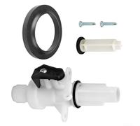 Desiumite 13168 Kit valvola dell'acqua per WC, robusta struttura in plastica per WC Aqua IV High & Low Model, compatibile con Thetford, per uso camper