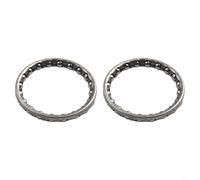 Desiumite 2 cuscinetti a sfera per sterzo forcella anteriore, compatibili con diametro interno di 32 mm per telai di biciclette, costruzione in metallo per strada e