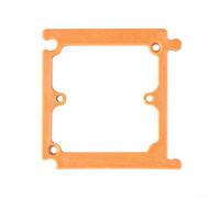 Desiumite 86 Tipo interruttore Socket Bottom Box modello di foratura per pannello quadrato scanalatura, guida di layout multifunzionale in plastica con vestibilità precisa, design pieghevole, 63 x 73