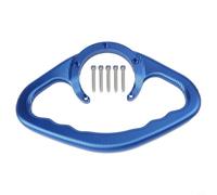 Desiumite Applicabile a FZ1 FZ6 R1 R6 MT-07 -MT-09 YZF-R3 XJ6 moto serbatoio carburante corrimano asta di supporto di sicurezza passeggeri CNC manubrio in lega di alluminio (blu)