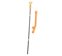 Desiumite Asta livello olio con tubo imbuto per A3 8L1/8P1 e MK4 1J1 - Ricambio per 06A103663C 06B115611R - Kit di immersione livello olio motore in plastica gialla compatibile w