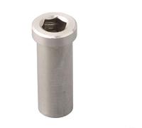 Desiumite Bullone del freno in acciaio inossidabile per freni a disco per bici da strada, dado di montaggio a pinza da incasso con dimensioni 13/21/23/28/30 mm, dimensione del foro 10,5 mm, argento (8