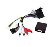 Desiumite Cablaggio automobilistico a 16 pin e decoder CAN Bus Box Cablaggio di fabbrica compatibile per Fiat per Doblo 500L Modelli di installazione -Codificati Aggiornamento stereo auto resistente