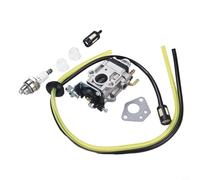 Desiumite Carburatore per decespugliatore da 40 cc 52 cc, compatibile con decespugliatore da esterno, kit di riparazione di servizio