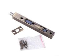 Desiumite Chiavistello a scomparsa in acciaio inox da 15,2 cm, per porte doppie, serratura invisibile con accessori di montaggio inclusi, ad alta resistenza e per un design durevole (bronzo)