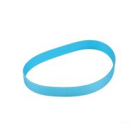 Desiumite Cinghia di trasmissione 490 mm tipo 255 tagliatrice elettrica x 25 mm x 253 mm poliuretano/gomma sostanza compatibile con 10 pollici per sega troncatrice per utensili (blu)