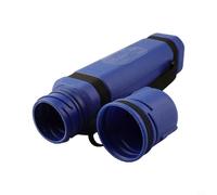 Desiumite Contenitore per tubo di saldatura per elettrodi MMA, capacità 4,5/6,5 kg, lunghezza 350/450 mm, struttura in plastica di lunga durata con protezione dall'umidità, clip per il trasporto