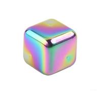 Desiumite Cubetti di ghiaccio riutilizzabili in acciaio inossidabile, pietre refrigeranti per whisky, vino, bevande fredde, alternative al ghiaccio non diluenti, pietre rinfrescanti per whisky, 304