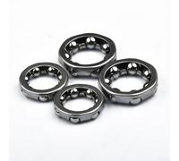 Desiumite Cuscinetti per mozzi ruota in acciaio da 3/16" e 1/4" per ruote anteriori e posteriori (coppia) - Cuscinetti mozzo da 1/4" compatibili con mozzi standard per bici