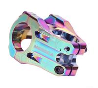 Desiumite DH AM per enduro per attacco manubrio in alluminio CNC per mountain bike, lunghezza corta 35 mm, morsetto manubrio 31,8 mm, tubo sterzo da 28,6 mm, compatibile con alimentazione e (colorato)
