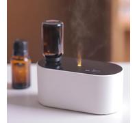Desiumite Dispositivo nebulizzante diffusore di oli essenziali per la casa, deodorante per la casa, per ufficio, portatile, profumo, senza acqua, con batteria USB da 2000 mAh, ricaricabile (verde)