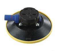 Desiumite Filettatura M8 Capacità 31,8 kg Alluminio Giallo 6pcs Pollici Ventosa Ventosa Base di Montaggio Avere Mano per Controsoffitti in Metallo Vetro Heavy Duty Concavo con Struttura